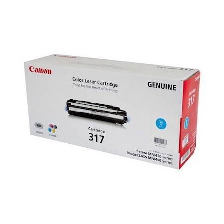 Canon CART317C Original Laser Toner Cartridge - Cyan Pack