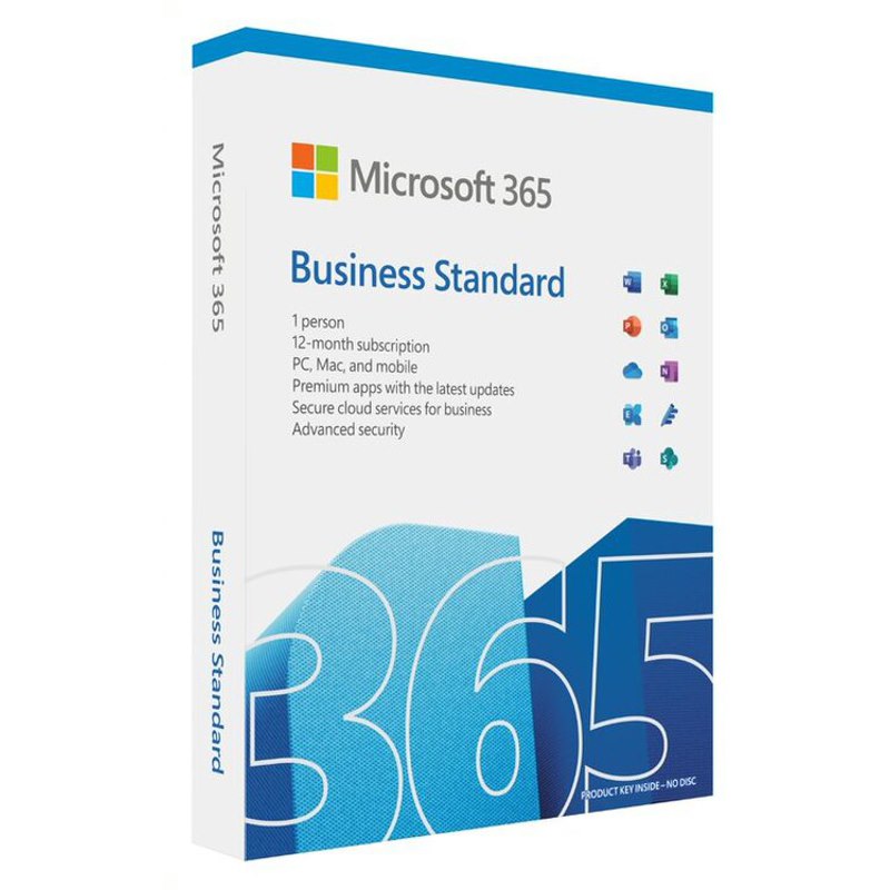 Microsoft 365 Business Standard - Box Pack - 1 User, 5 Device - 1 Year