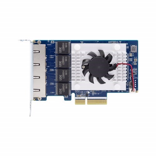 Qnap Quad-Port 5GbE multi-Gig Expansion card;Aquantia AQC111C;Gen3 X 4;Low Profile