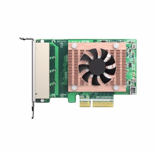 Qnap Quad Port 2.5Gbe 4-Speed Network Card (Pcie Gen2 X4)