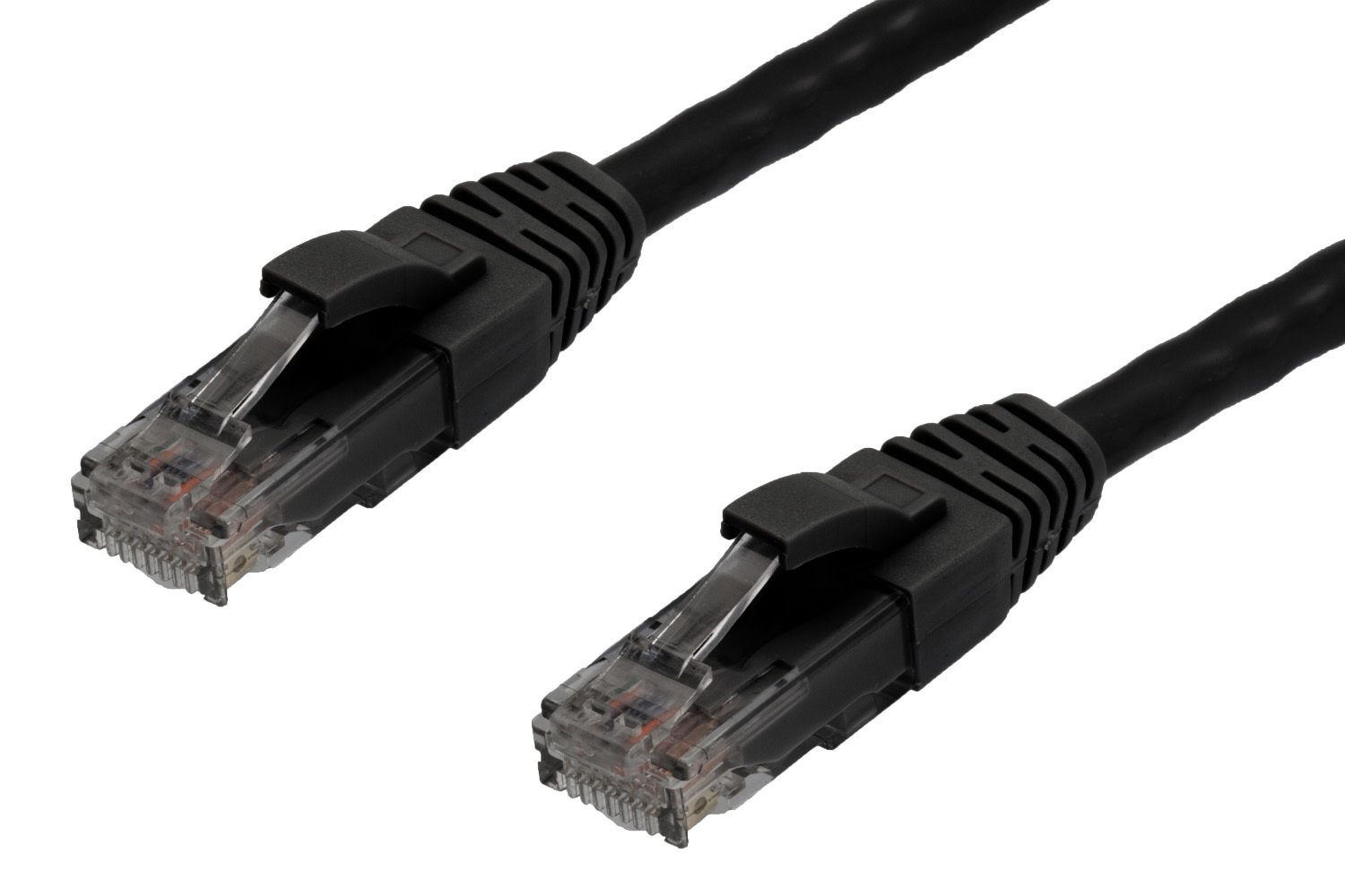 4Cabling 2.5M RJ45 Cat6 Ethernet Cable. Black