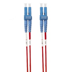 4Cabling 10M LC-LC Os1 / Os2 Singlemode Fibre Optic Cable: Red