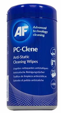 Af PC-Clene Anti-Static PC Wipes Tub - 100