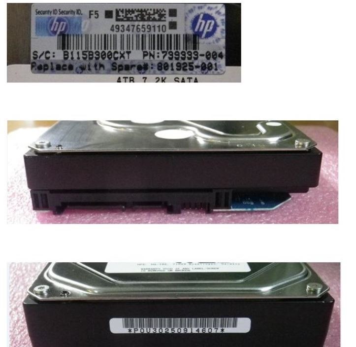 HPE 4 TB Hard Drive - 3.5" Internal - SATA (SATA/600)
