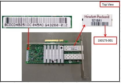 HPE 560SFP+ 10Gigabit Ethernet Card for PC - 10GBase-X - Plug-in Card