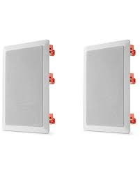 Leviton 6.5 In-Wall Speaker Pair 60W Great Sound Works With Sonos Amps Heos Amps And More