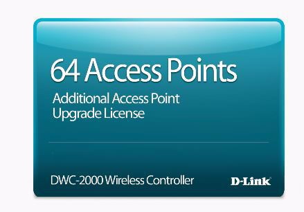 D-Link Hardware Licensing for D-Link DWC-2000 Wireless Controller - License - 64 Managed Access Point