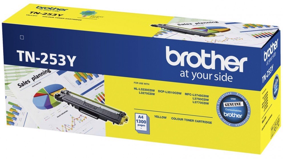 Brother Yellow Toner Cartridge To Suit HL-3230CDW/3270CDW/DCP-L3015CDW/MFC-L3745CDW/L3750CDW/L3770CDW (1,300 Pages)