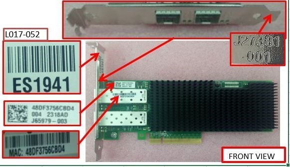 HPE 25Gigabit Ethernet Card - 25GBase-X, 10GBase-X