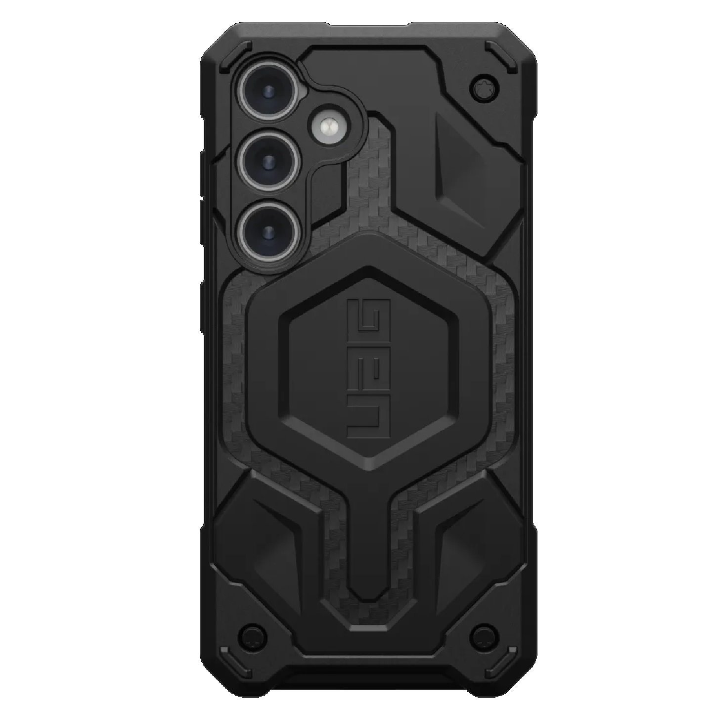 Uag Monarch Pro Magnetic Samsung Galaxy S24+ 5G (6.7') Case - Carbon Fiber (214414114242), 25 FT. Drop Protection (7.6M),Multiple Layers,Tactical Grip