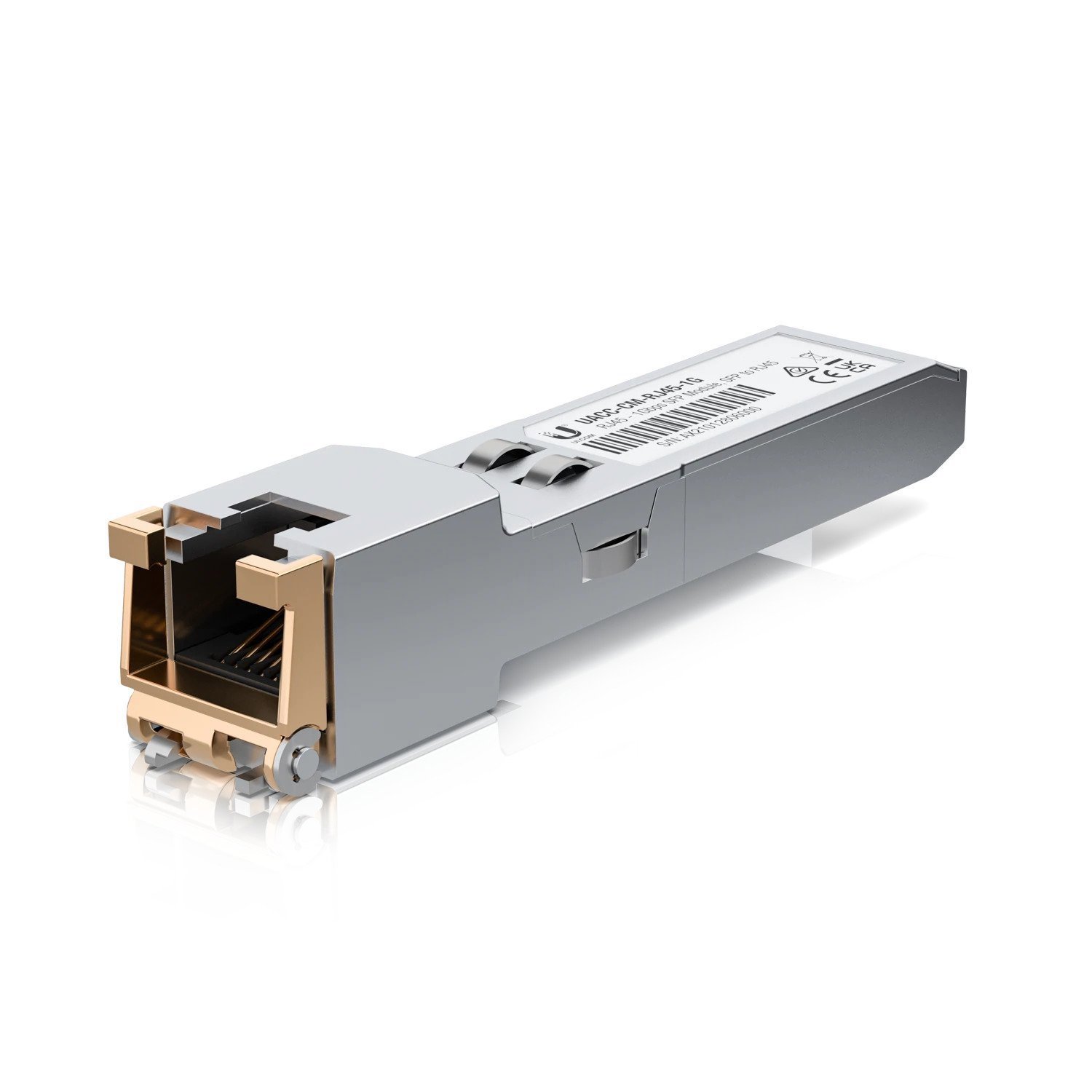 Ubiquiti SFP To RJ45 Transceiver Module, 1000Base-T Copper SFP Transceiver, 1Gbps Throughput Rate, Supports Up To 100M