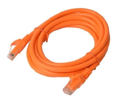 8Ware 8WR Cab Nw-Cat6a-3M-Orange