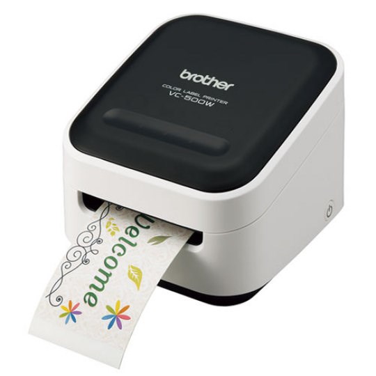 Brother VC-500W Colour Label Printer, Wifi, AirPrint, Continuous Roll, Pc/Mac Connection