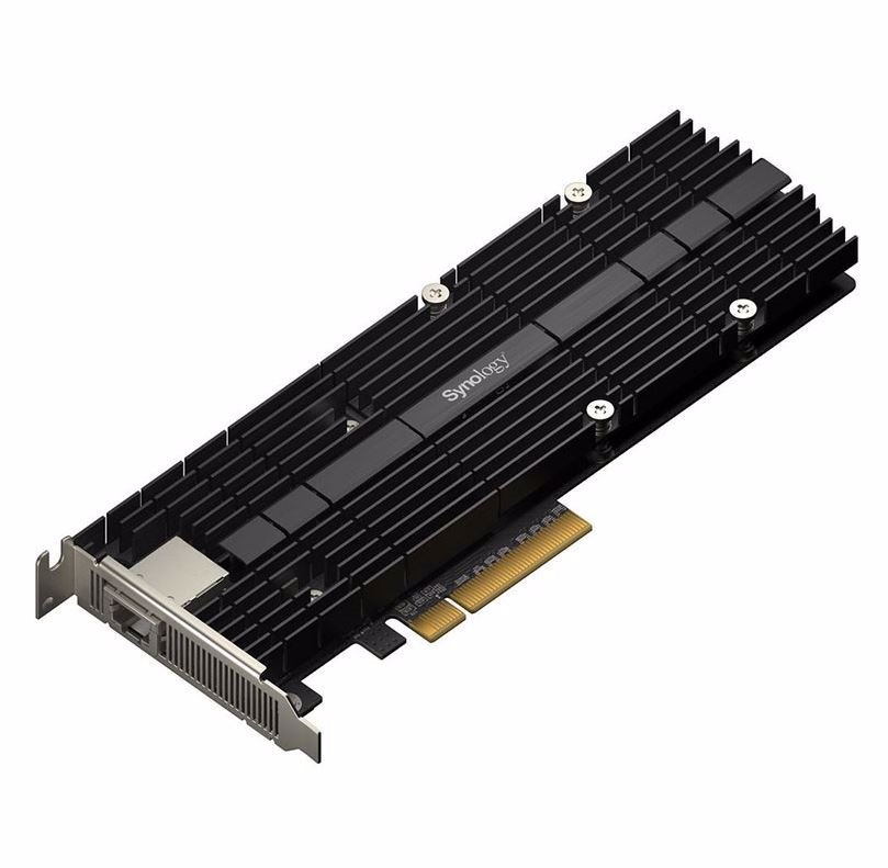 Synology E10m20-T1 10Gbe & M.2 SSD Adapter Card Supporting SNV3400 And SNV3500 Only.