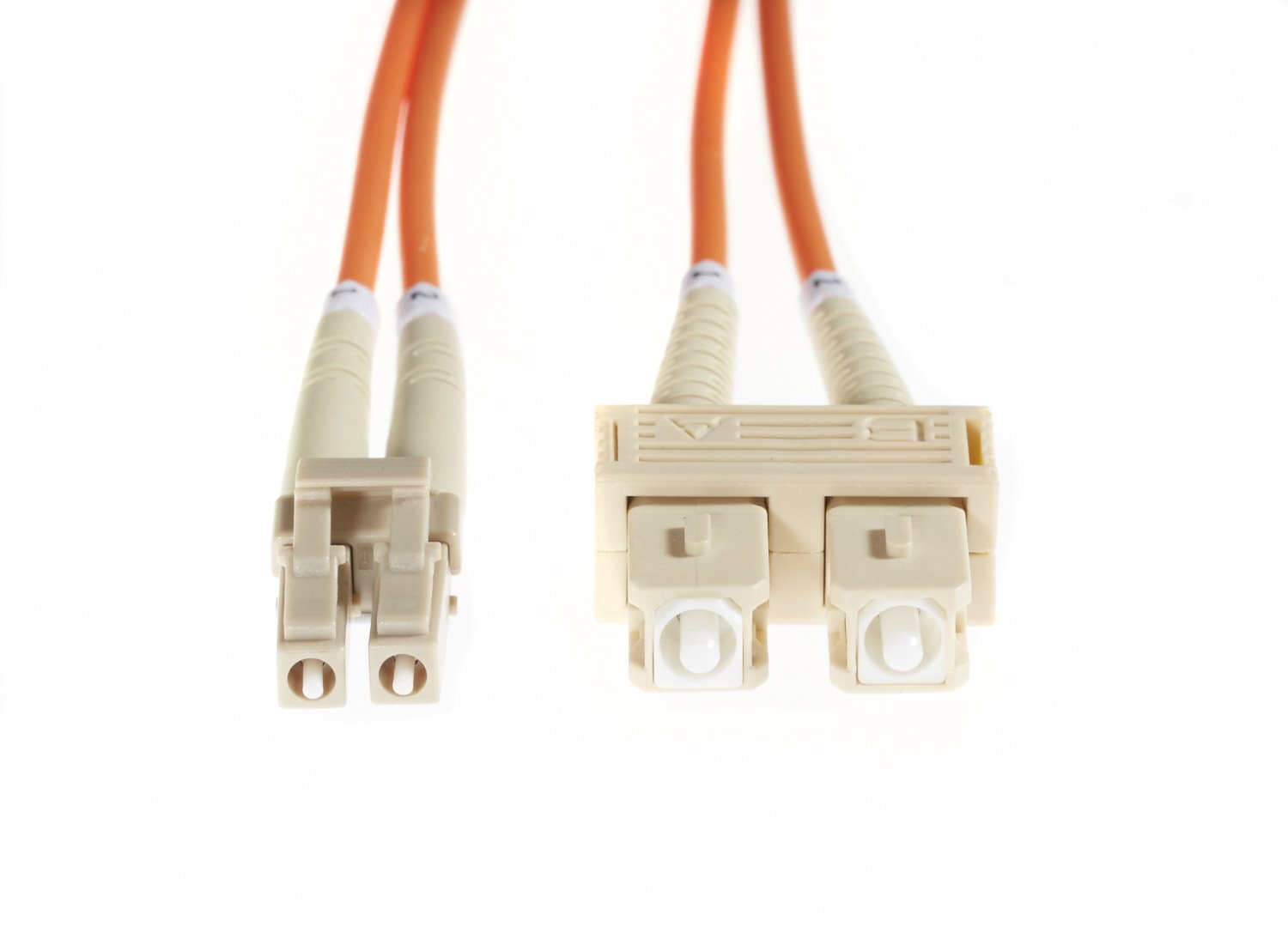 4Cabling 30M LC-SC Om1 Multimode Fibre Optic Cable: Orange