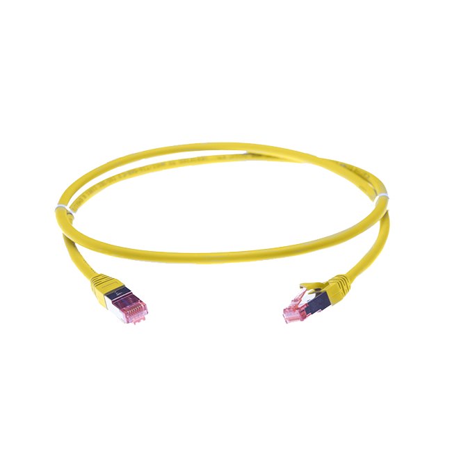 4Cabling 4M Cat 6A S/FTP LSZH Ethernet Network Cable. Yellow