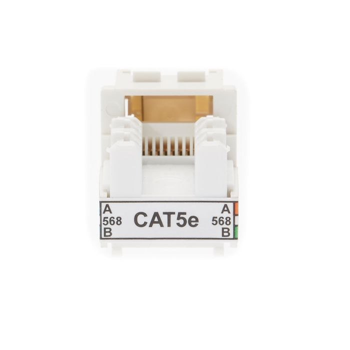 4Cabling Cat 5E Keystone RJ45 Jack For 110 Face Plate | Pack Of 10