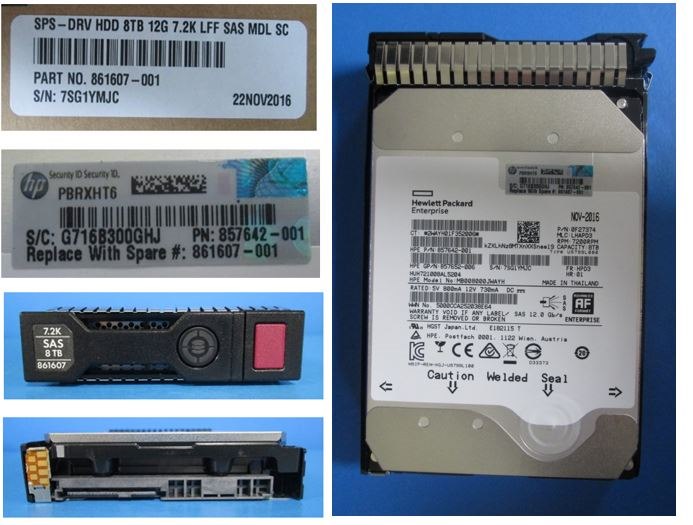 HPE 8 TB Hard Drive - 3.5" Internal - SAS (12Gb/s SAS)