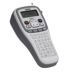 Brother PT-H105 P-Touch, 3YR RTB 20Mm/Sec, 80 Char Memory Handheld, Direct Thermal
