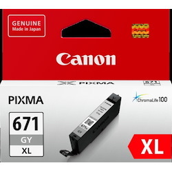 Canon CLI-671XLGY Original Inkjet Ink Cartridge - Grey Pack