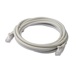 8Ware Cat 6A Utp Ethernet Cable, Snagless  - 3M Grey