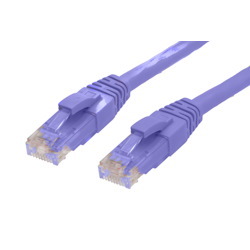 4Cabling 15M RJ45 Cat6 Ethernet Cable. Purple