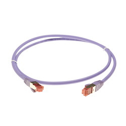 4Cabling 15M Cat 6A S/FTP LSZH Ethernet Network Cable. Purple