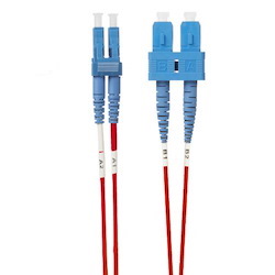 4Cabling 10M LC-SC Os1 / Os2 Singlemode Fibre Optic Cable: Red