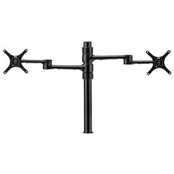 Atdec Dual Display Monitor Arm Afs-At-Dc Black (1 X Af-At-B 525MM Long Pole With 422MM Articulated Arm + 1 X Af-Aa-B Accessory Monitor Arm For Af-At)
