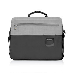 Everki ContemPRO Laptop Shoulder Bag Black, Up To 14.1"/ MacBook Pro 15 With Dedicated Tablet/iPad/Pro/Kindle Compartment Up To 13"