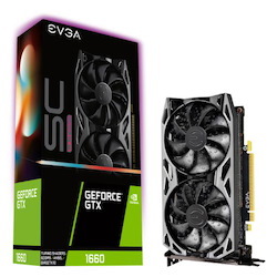 Evga GeForce GTX 1660 SC Ultra Gaming, 06G-P4-1067-KR, 6GB GDDR5, Dual Fan, Metal Backplate