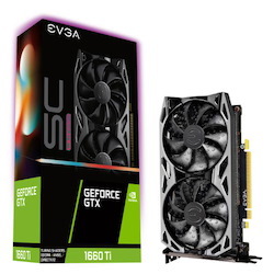 Evga GeForce GTX 1660 Ti SC Ultra Gaming, 06G-P4-1667-KR, 6GB GDDR6, Dual Fan, Metal Backplate