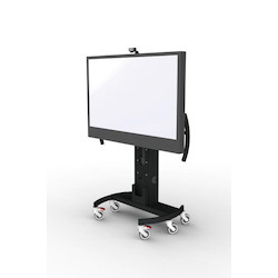 Gilkon NVS 2 Mobile Trolley- Electric Height Adjustment W/ Mocow Kit - For Screens 55" To 70", Vesa 600 X 400, Max 80KGS