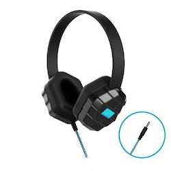 Gumdrop DropTech B1 Rugged Headphones - Compatible With All Devices With A 3.5MM Headphone Jack (Bulk Packaged In Poly Bag - No Retail Packaging)