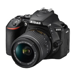 Nikon Digital DSLR Camera D5600 24.2 MP,Touchscreen LCD,+ 18 - 55MM VR Lens
