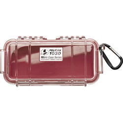 Pelican 1030 Micro Case - Red With Black