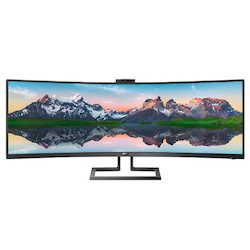 Philips 43" SuperWide Curved OfficePro 32:10, W-Led System, Display Port 1.4,Hdmi 2.0b,USB C, Vesa Mount (100X100), 4 Year WTY- On Promo Till Sept 30