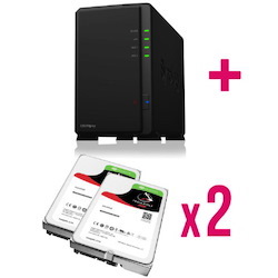 Seagate Bundle - Synology Ds218play X 1 + 2 X ST2000VN004