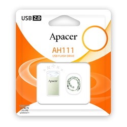 Apacer Ah111 32GB White Usb2.0 Ultra Slim Usb PenDrive