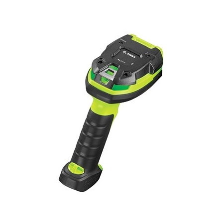 Zebra LI3678 Handheld Barcode Scanner - Wireless Connectivity - Industrial Green, Black