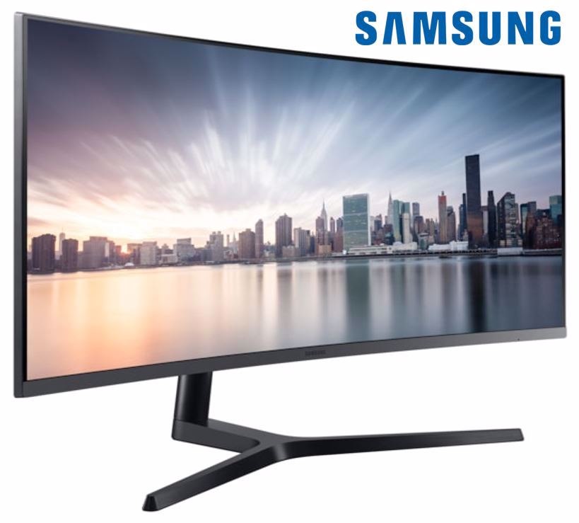 Samsung C34H892WGE 34" WQHD Curved Screen LED LCD Monitor - 21:9