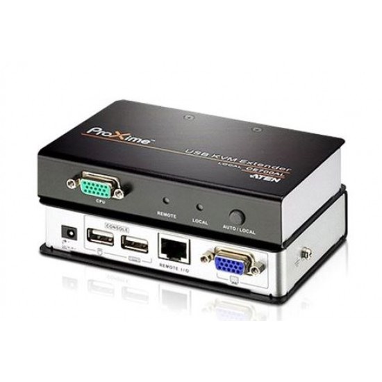 Aten Usb Vga Cat 5 KVM Extender 1280 X 1024@150M; 1920 X 1200 @ 60Hz (30M) - [ Old Sku: Ce-700A ]