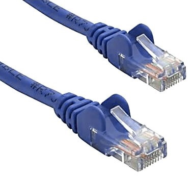 8Ware Cat 5E Utp Ethernet Cable, Snagless - 5M Blue