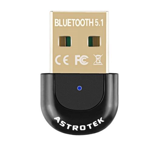 Astrotek Usb 2.0 Bluetooth Led CSR 5.1 Support 10-20Meters Distance Dongle Adapter For Laptop Computer Desktop