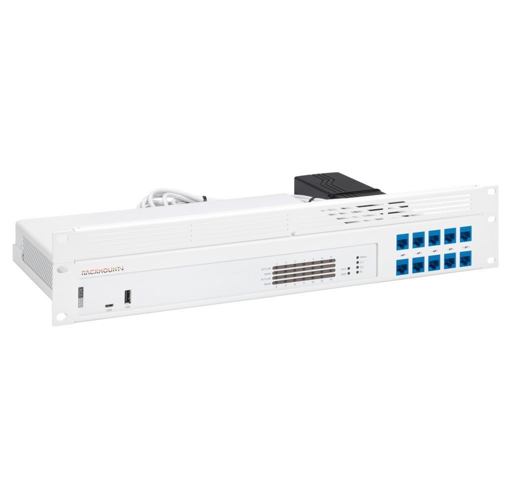 RACKMOUNT.IT SORACK RM-SR-T12 2U Rack-mountable Rack Shelf for Firewall, Networking - 482.60 mm Rack Width - Signal White