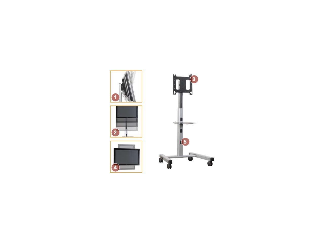 Chief Mobile Cart - Legrand-Chief Large Flat Panel Lightweightmobile Av Cart With A Co