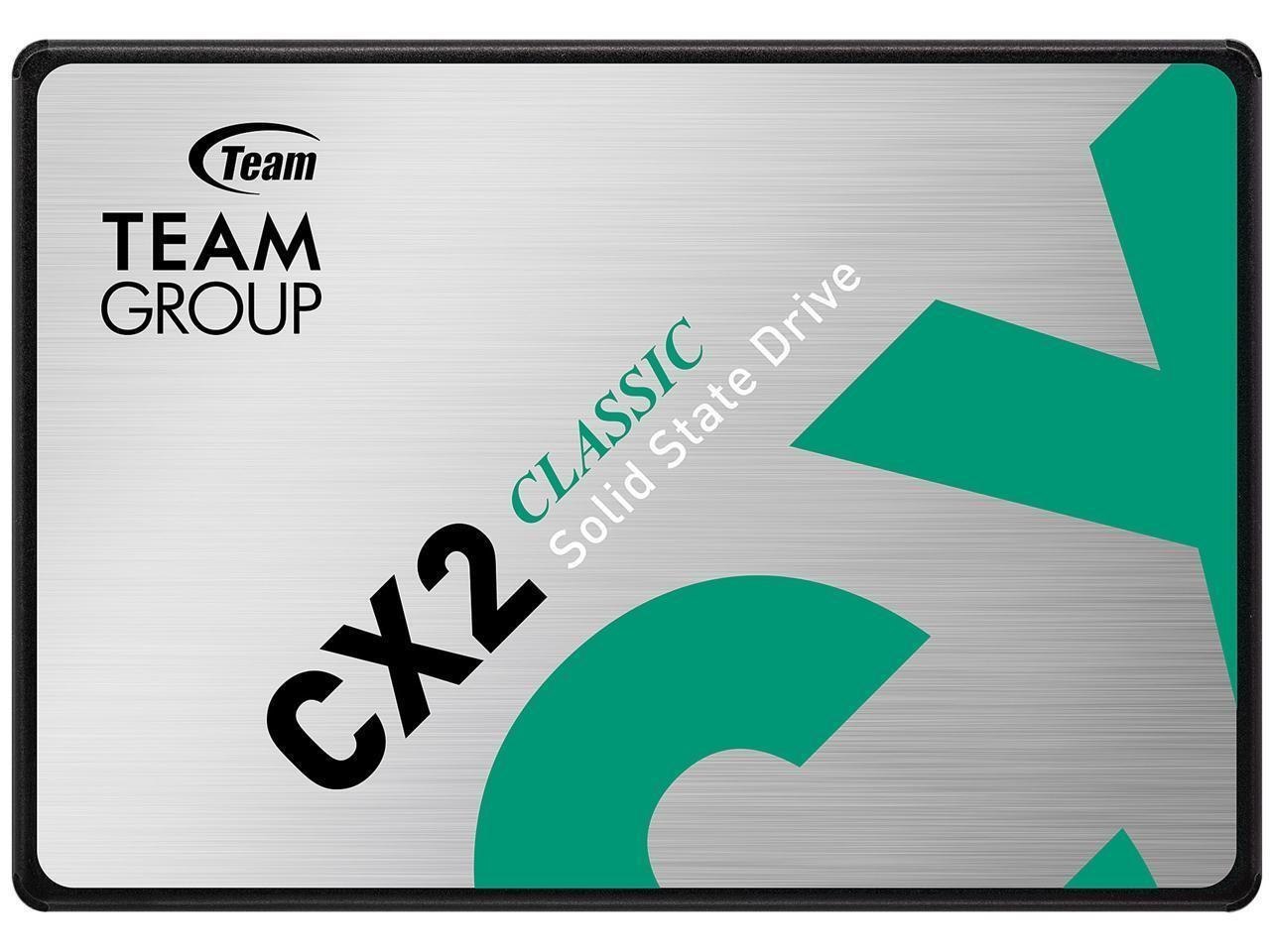 Teamgroup CX2 2.5 256GB Sata Iii 3D Nand Internal Solid State Drive (SSD) Retai