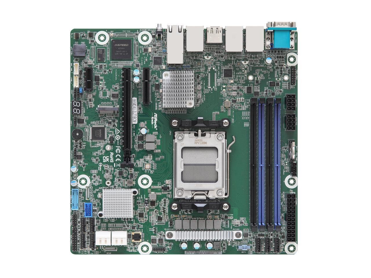 Asrock Rack B650d4u-2L2t/Bcm Micro-Atx Server Motherboard Single Socket Amd Ryze