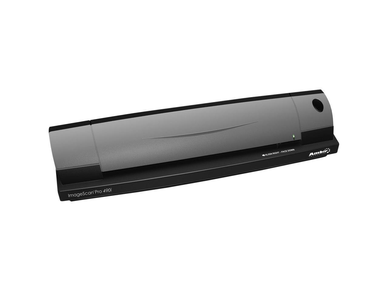 Ambir Technology Imagescan Pro 490I Duplex Document & Id Scanner W/Ambirscan 3.1 Pro Software. TH