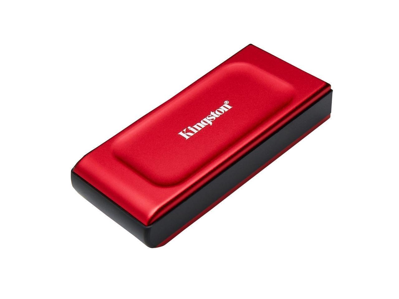 Kingston XS1000 2 TB Portable Solid State Drive - External - Red